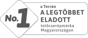 Az értékesítési adatok alapján Magyarország kedvenc tetőcserép márkája a Terrán.