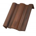Coppo half-saddle edge tile, R/L