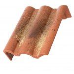 Coppo half-saddle edge tile, R/L
