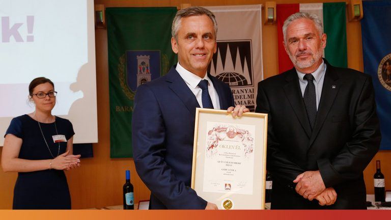 A Pécs-Baranyai Kereskedelmi és Iparkamara a Terrán ügyvezetőjét választotta a 2017-es év üzletemberének
