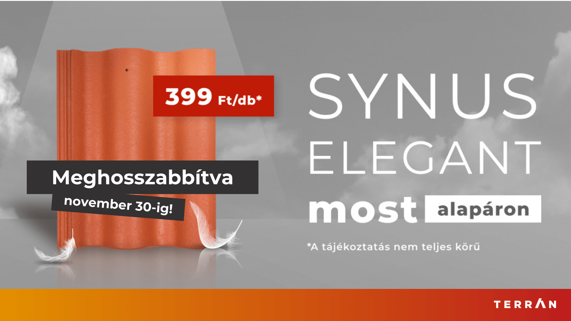 Meghosszabbítottuk Synus Elegant akciónkat!