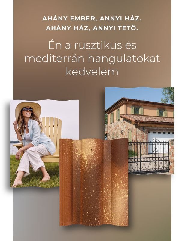 865Terrán tetőcserepek