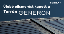 A GENERON napelemes tetőcserép újabb elismerésben részesült